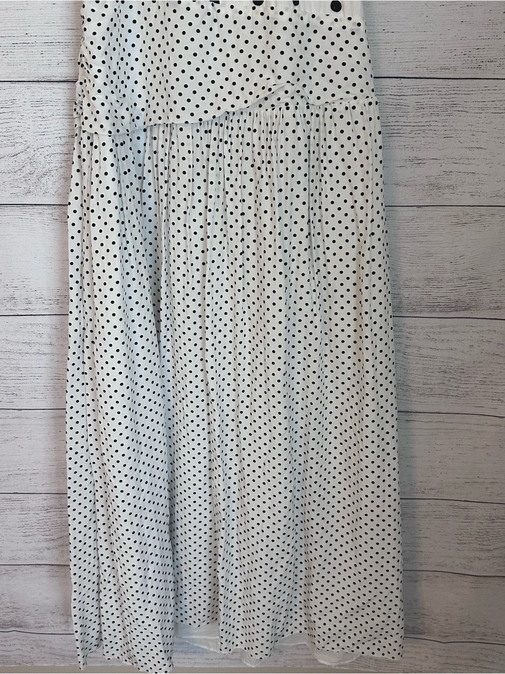 Princess Polly Marguerite Halter Maxi Dress White Polka Dot. - Picture 6 of 11